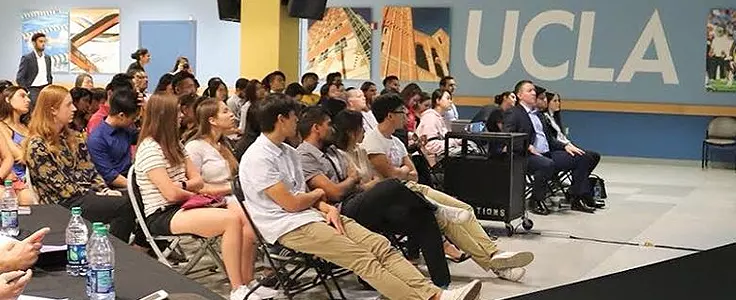 A look into the crowd at UCLA’s Startup Fair 2019, where Shawn Silver, PaymentCloud CEO, was on the panel