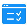 icon of checklist representing cbd suppliers