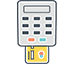 credit card processing terminal icon